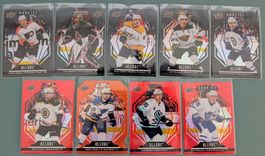 9x Upper Deck Allure Parallel Lot/ Black Rainbow/Red Rainbow