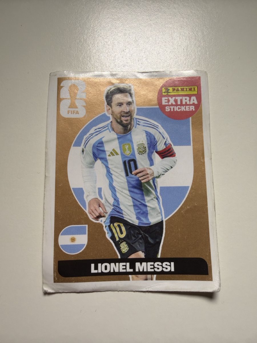 Panini Carte collezionabili: Lionel Messi Extra Sticker  – Usato da Zug venduto da PhilZg