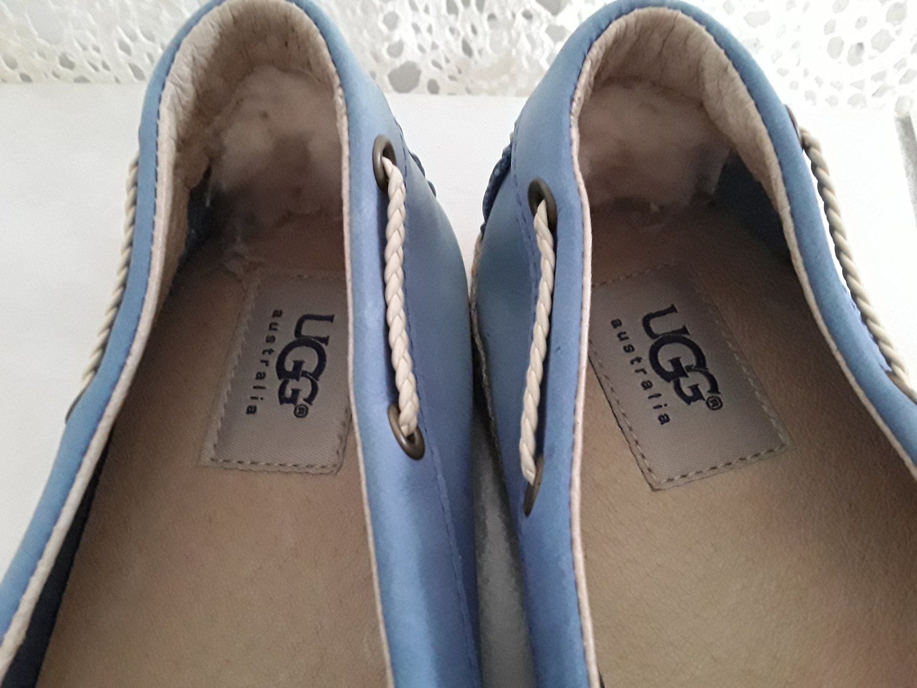 Ugg Scarpe da donna: UGG Damen Mocassin / Sommerschuhe Gr.EU 41 hellblau, Top! – Usato da Heimberg venduto da Samprof 7