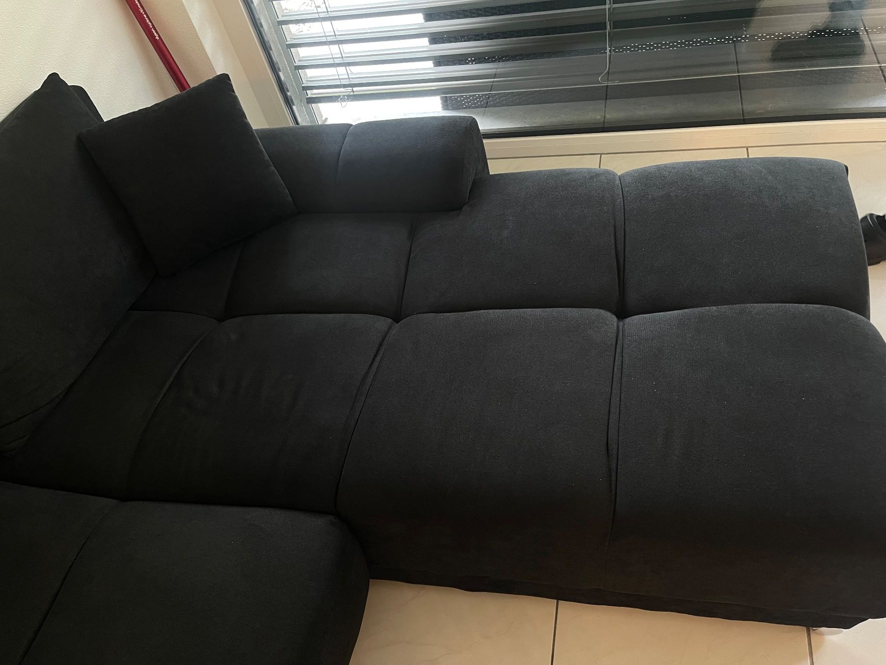Gonser Divani: Comfortable black corner sofa - great condition! 47 – Usato da Felsberg venduto da joa_5z2s 2