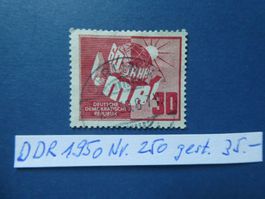 DDR 1950 Nr. 250 gestempelt