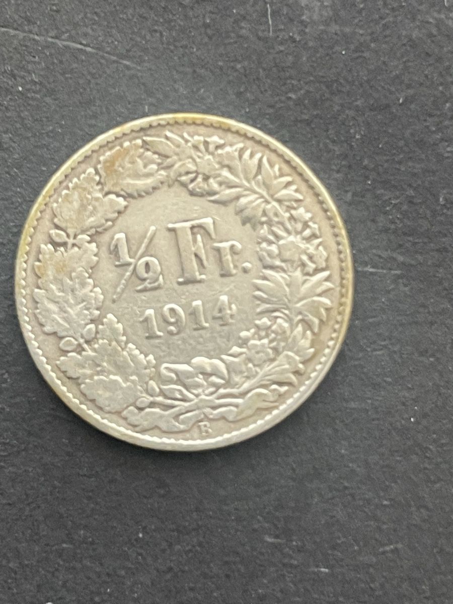 Alle Münzen: -.50 Silber CH Jahr 1914 – Gebraucht aus Meierskappel von Hala03 1