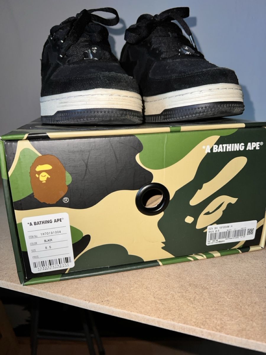 Bape Herrenschuhe: BAPE STA Black Suede – Taille 42 – Gebraucht aus La Chaux-de-Fonds von Dawg_int 1