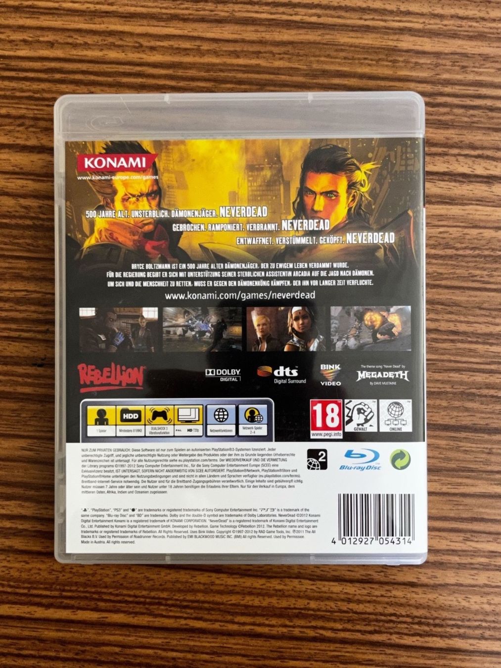 Sony Jeux: Never Dead PS3 Computerspiel Playstation – D'occasion à Netstal par spaltflo01 2