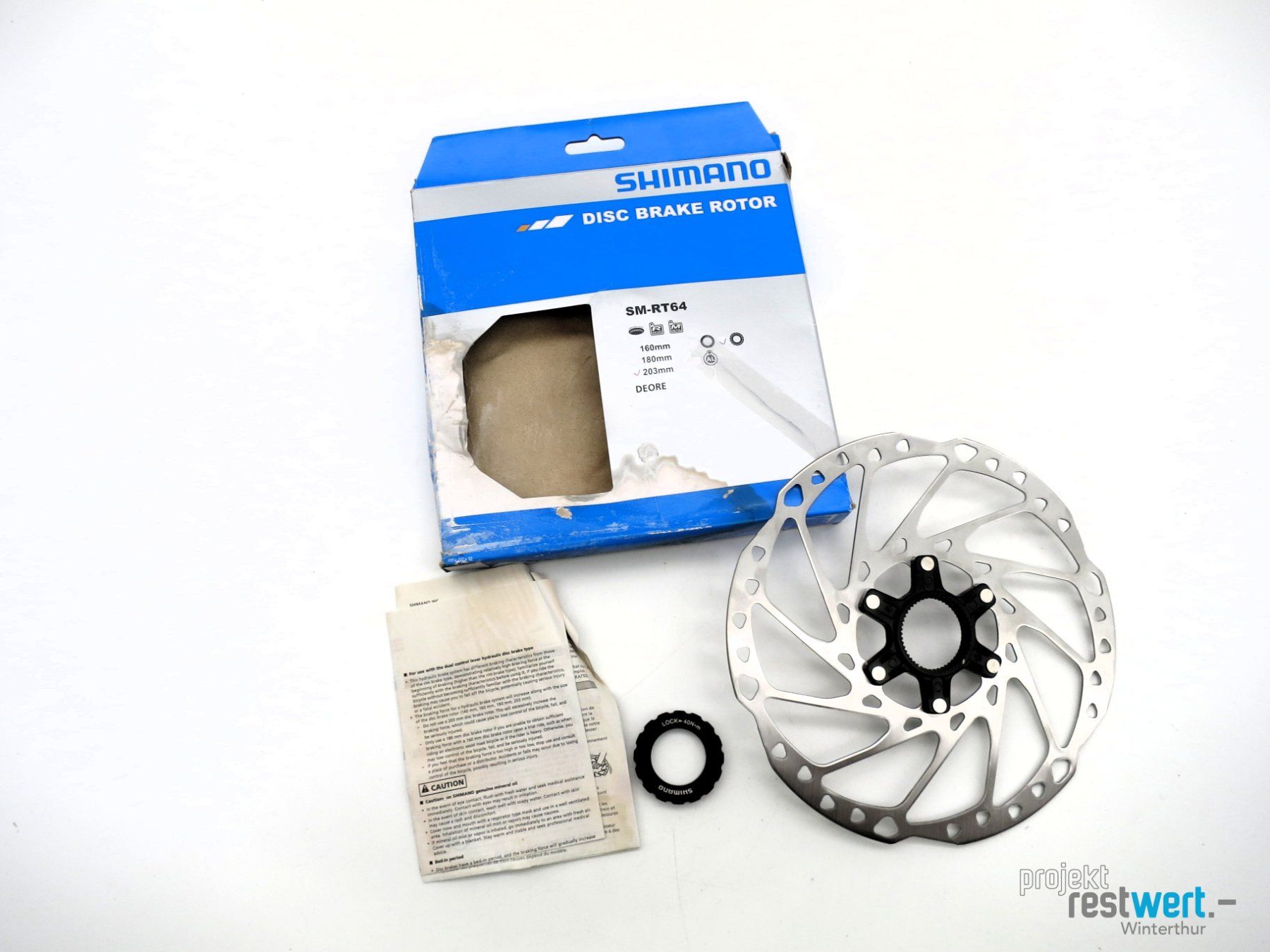 Shimano Ersatzteile: SHIMANO Deore SM-RT64, Bremsscheibe – Neu (gemäss Beschreibung) aus Winterthur von Restwert_Winterthur