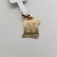 Echt 14K Gold - Anhänger Buchstabe N