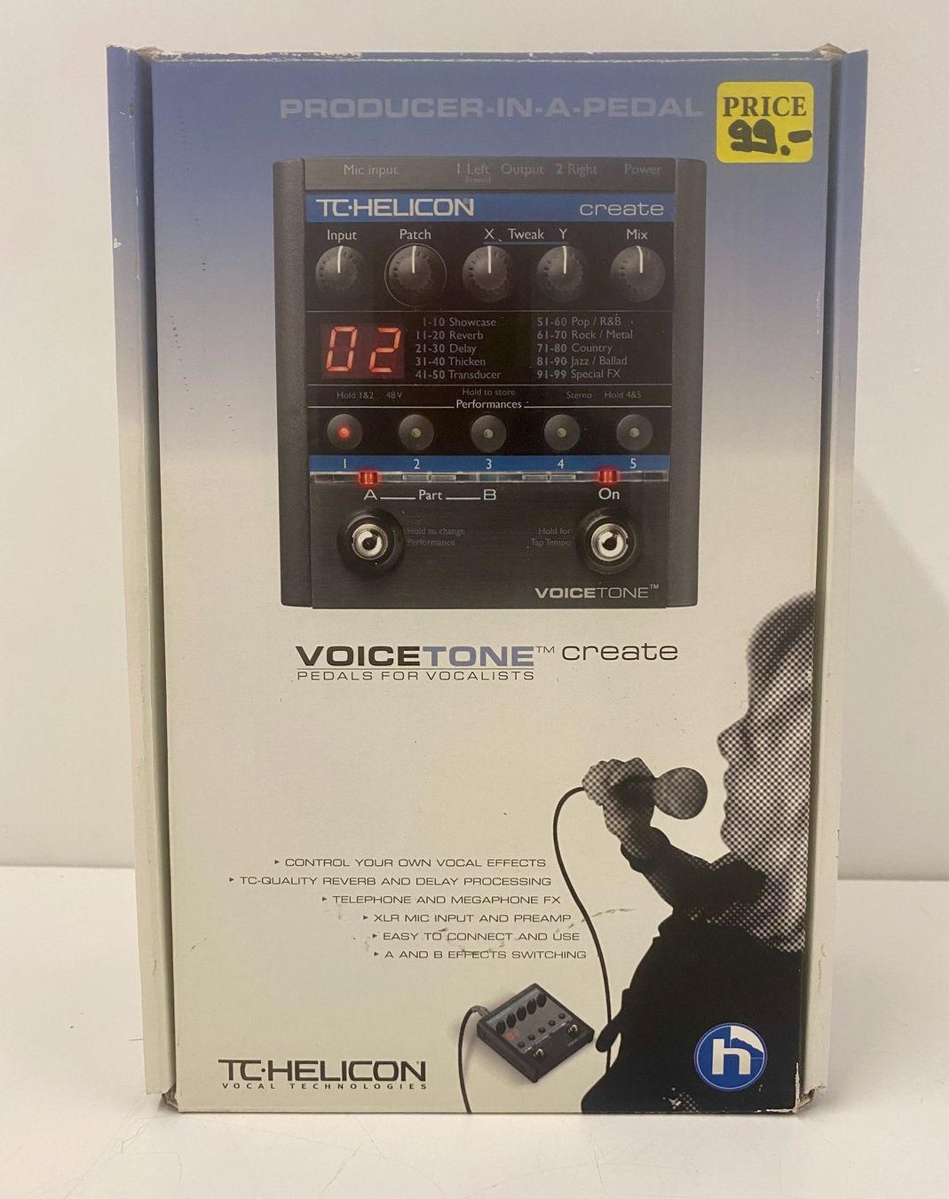 TC Electronic Equalizzatori: TC VOICETONE HELICON CREATE Stimmprozessor – Nuovo (secondo la descrizione) da Dietikon venduto da Ilsru 4