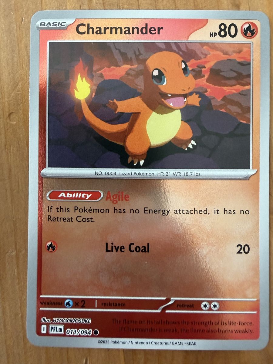 Pokémon Carte collezionabili: Charmander (PFL011) – Nuovo (secondo la descrizione) da Vevey venduto da Matx
