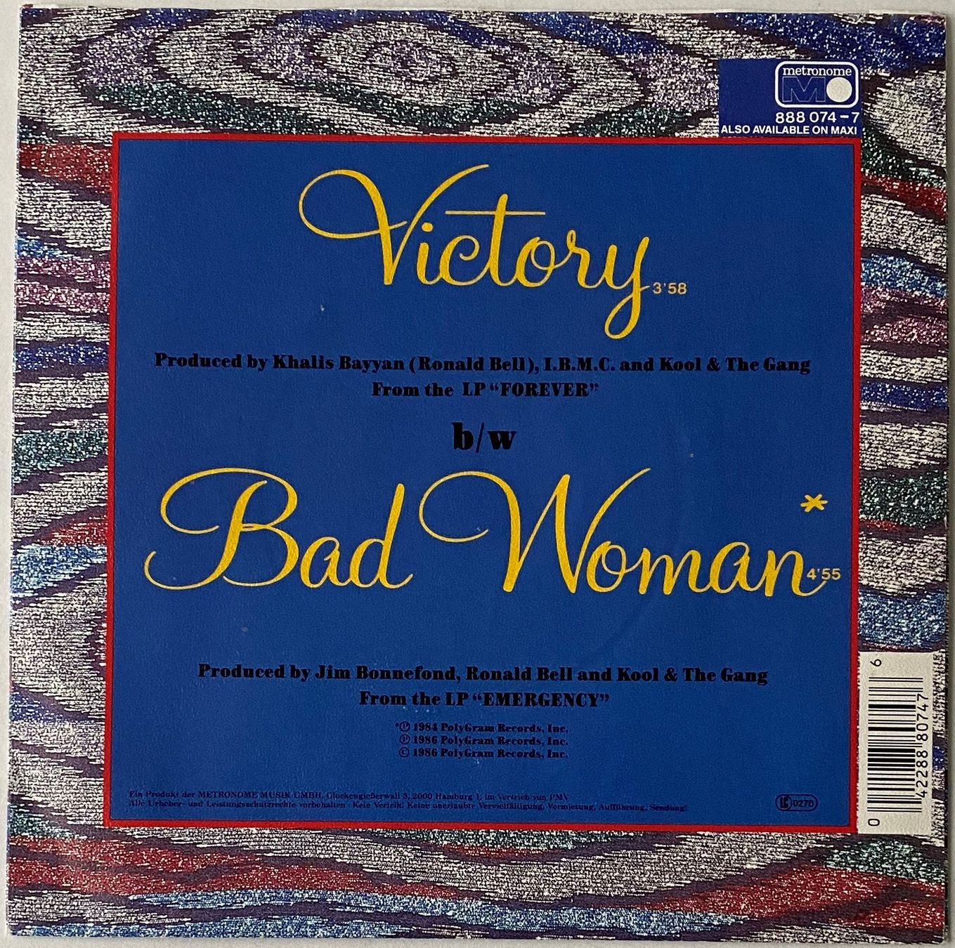 Dischi in vinile: Kool & The Gang, Victory (Disco) – Usato da Flums venduto da Aebo1 1