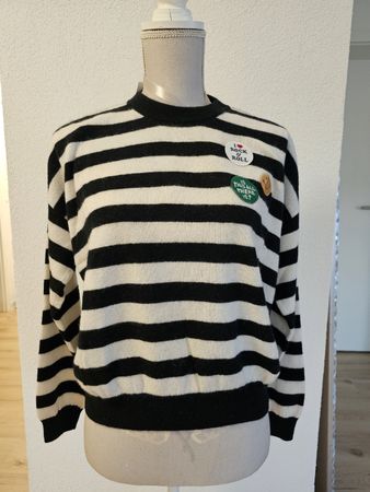 Minnie Rose 100%Kaschmir Pullover, gestreift, Gr. M, neu! (5