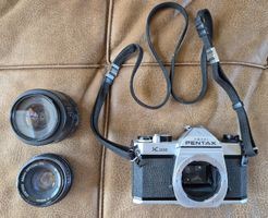Pentax K1000 analog Kamera mit 2 Objektive!