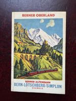 Livre ancien Lotschbergbahn Berner Oberland 1934