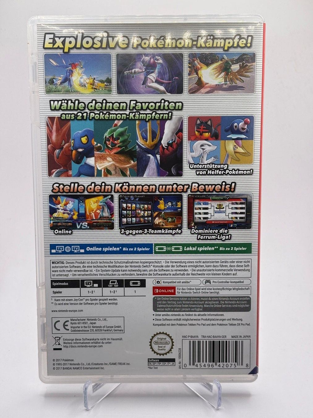 Giochi: NSW - Pokémon Tekken DX – Usato da Allschwil venduto da Bullach 1