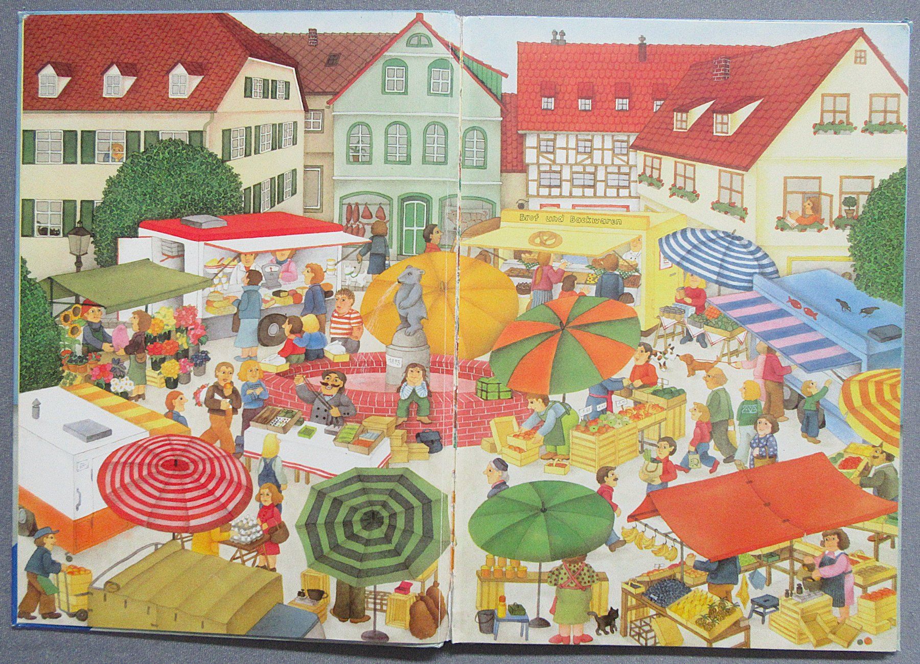 Libri: Auf dem Markt - ein Bilderbuch über den Wochenmarkt – Usato da Auenstein venduto da Padabimbim 2
