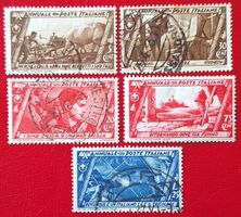 Timbres italiens, année 1932 Gouvernement fasciste