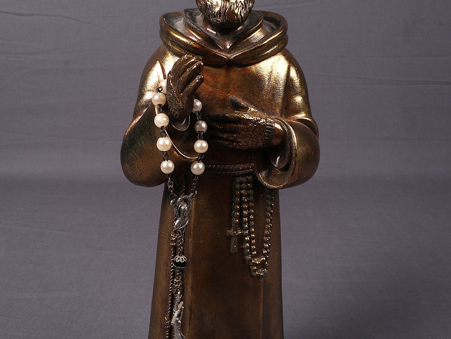 Skulpturen & Statuen: Statue Pater Pio – Gebraucht aus Steinen von Restwert_Steinen 1