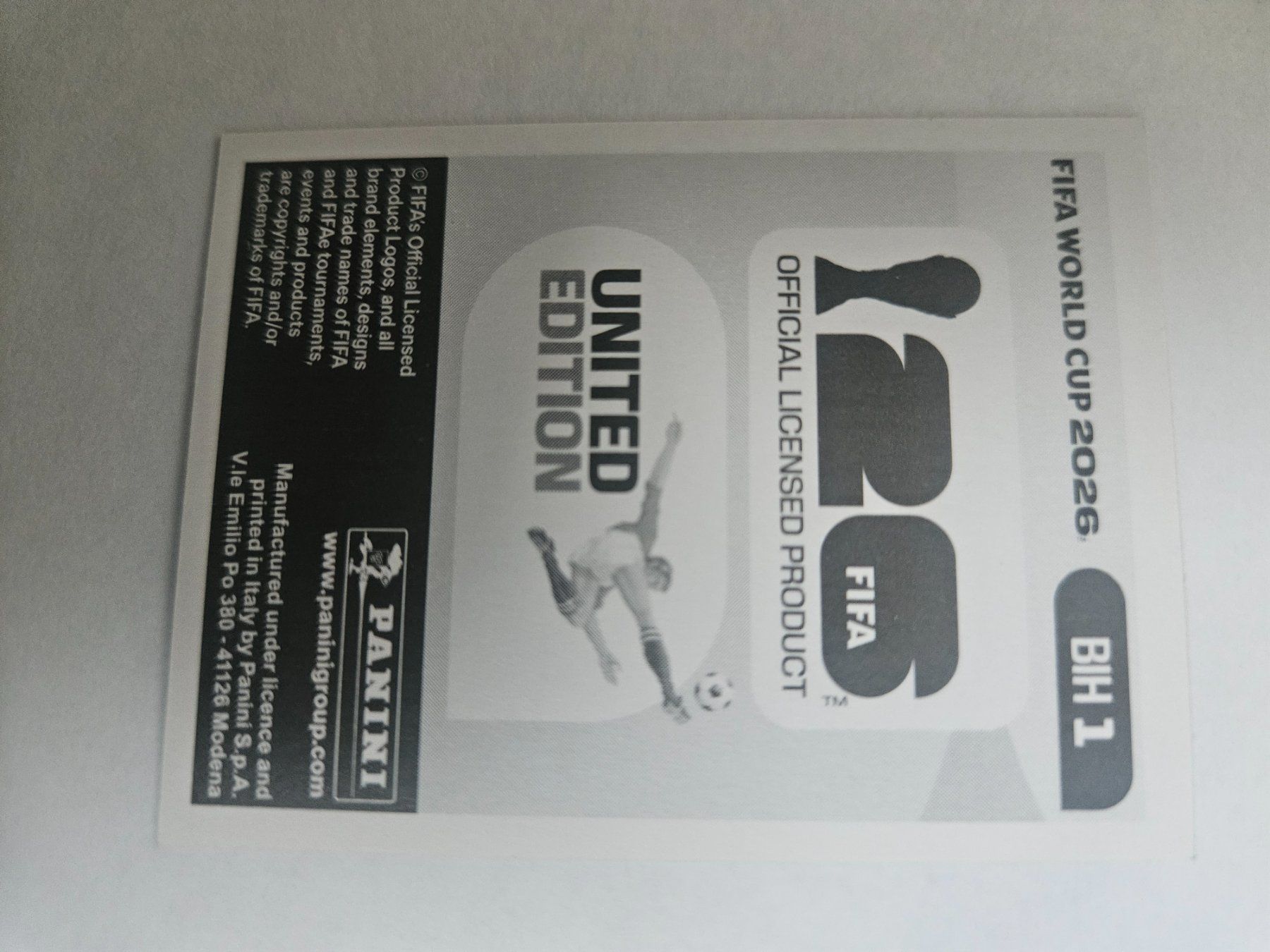 Panini Cartes à collectionner: BIH 1 – D'occasion à Würenlingen par Dinli 1