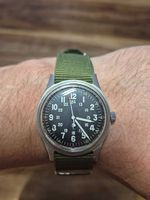 Originale Hamilton Armee Armbanduhr Uhr Vietnam Ära Army 