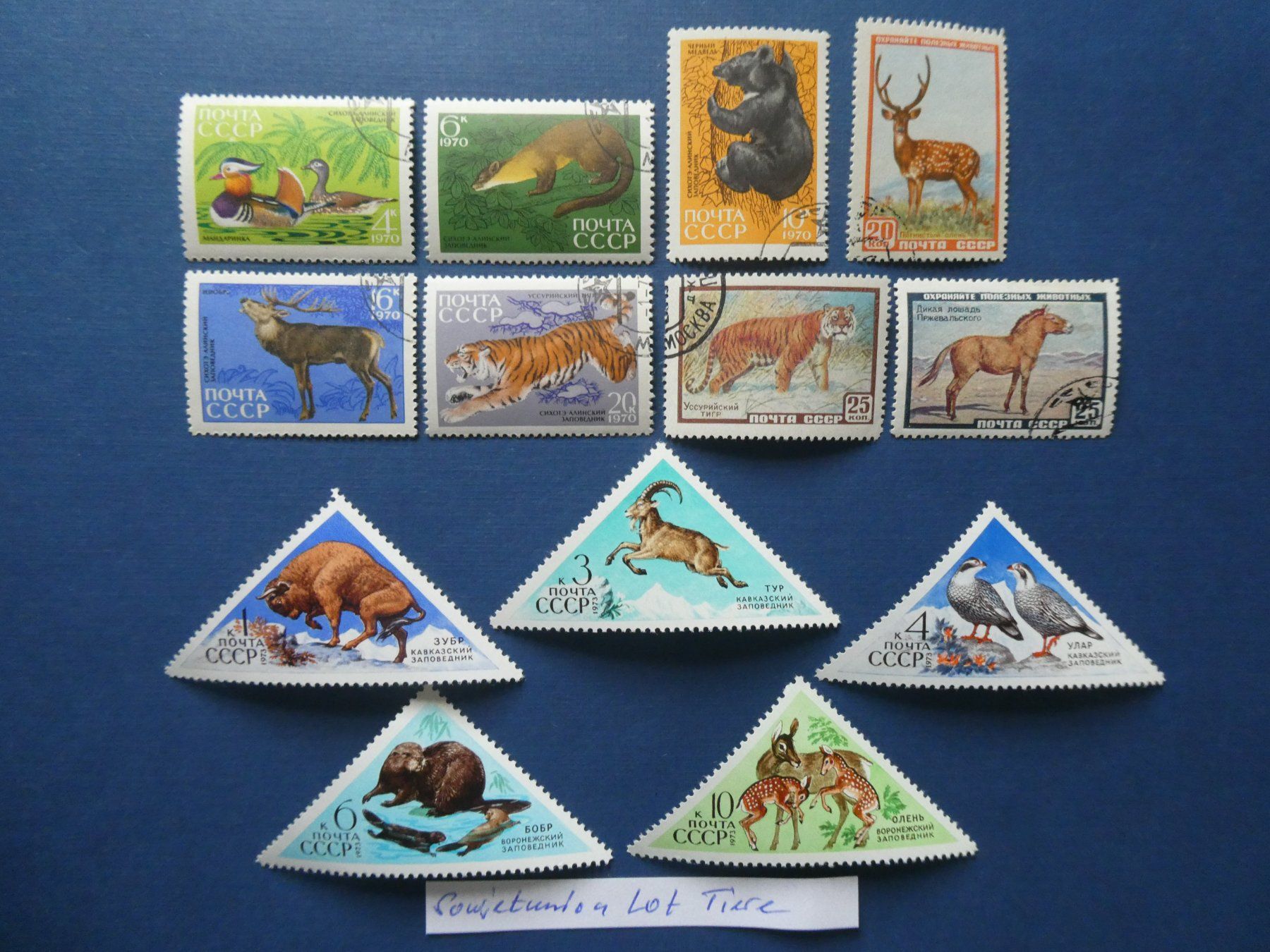 Tutti i francobolli: Sowjetunion Lot Tiere – Usato da Lausen venduto da Herbamare01