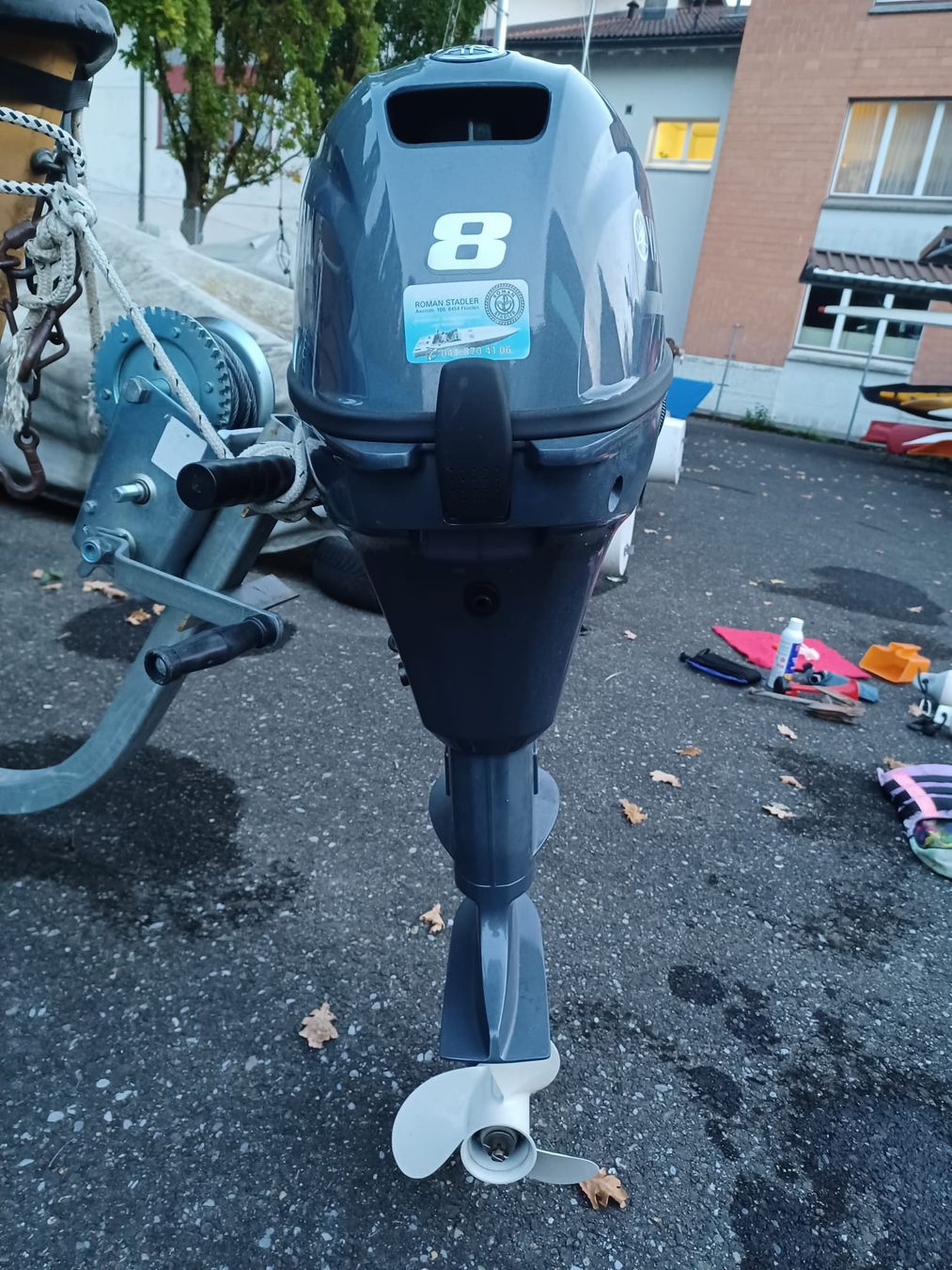 Yamaha Motoren: Yamaha 8 PS Bootsmotor – Gebraucht aus Seedorf UR von  3