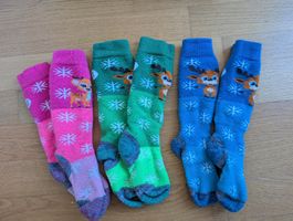 3 paar Skisocken Kinder, Grösse 31-34