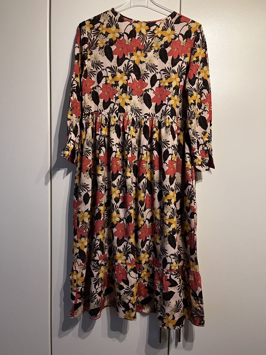 Vestiti: Paul Kehl Kleid Gr. 36 mit Blumenmuster – Usato da Zürich venduto da Kleanthy 1