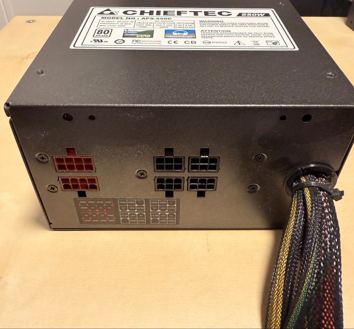 Chieftec Componenti elettronici: Chieftec APS-550C 550W Netzteil – Usato da Heerbrugg venduto da predch 2