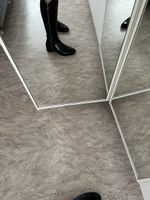 Elegante schwarze Stiefel Gr. 40