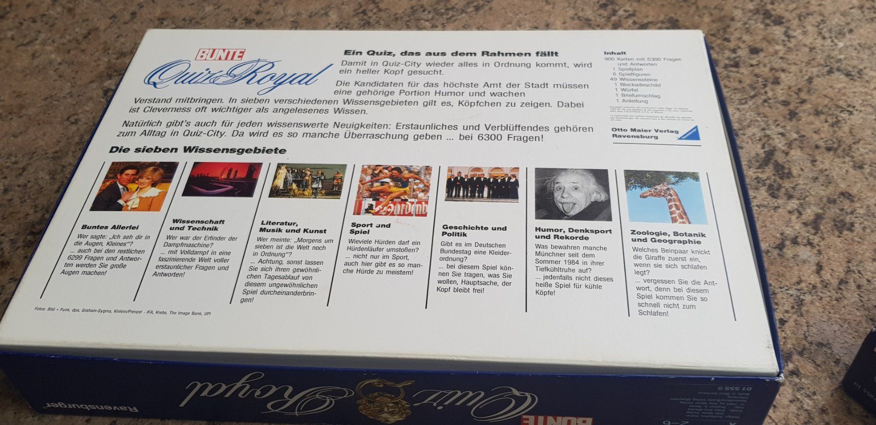 Ravensburger Giochi: Quiz Royal 1980er – Usato da Mörschwil venduto da lindaswunderkiste 8