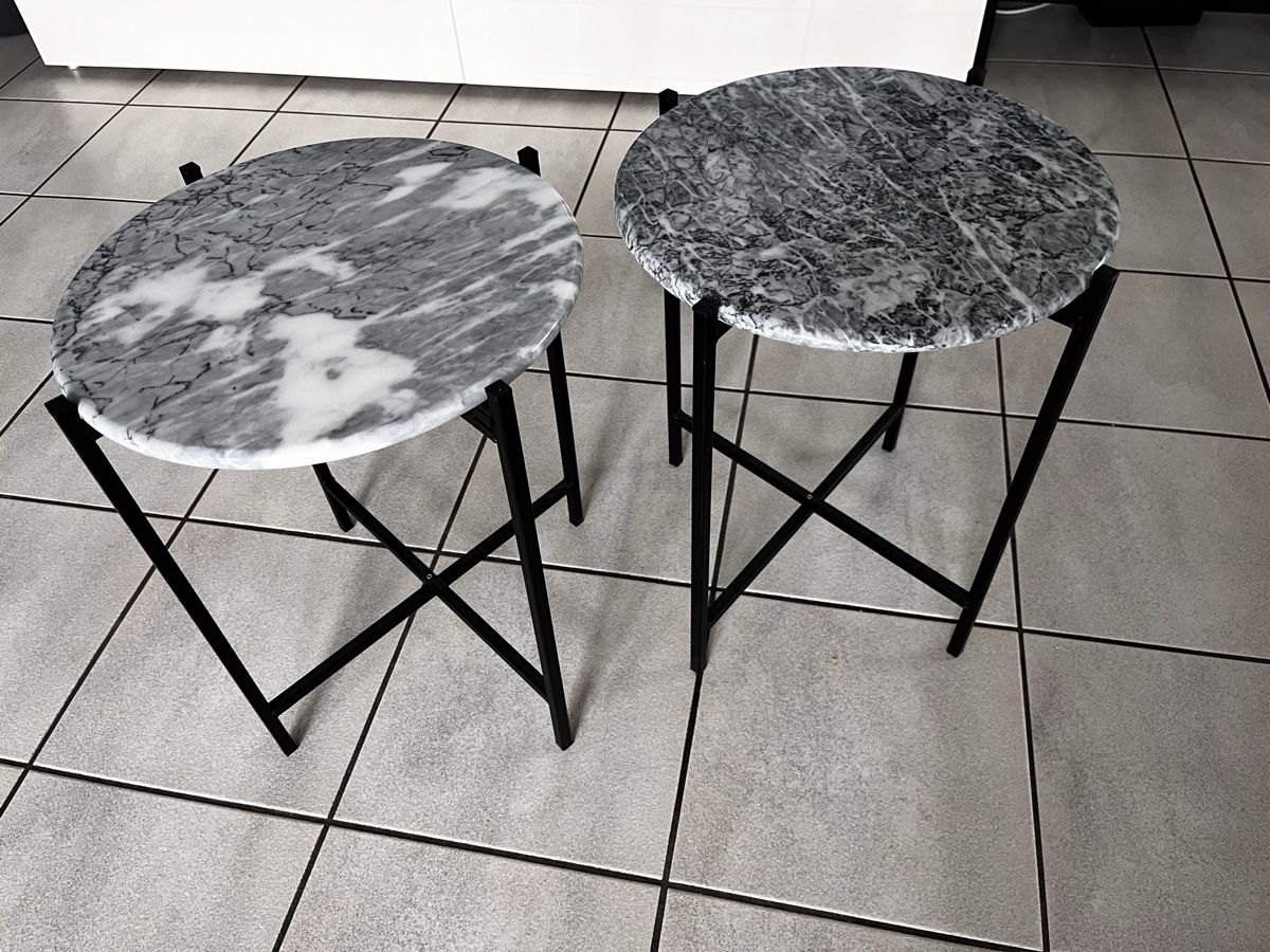 Tavoli: Beistelltisch Set Marmoroptik / schwarz – Usato da Dietwil venduto da gislerrahel