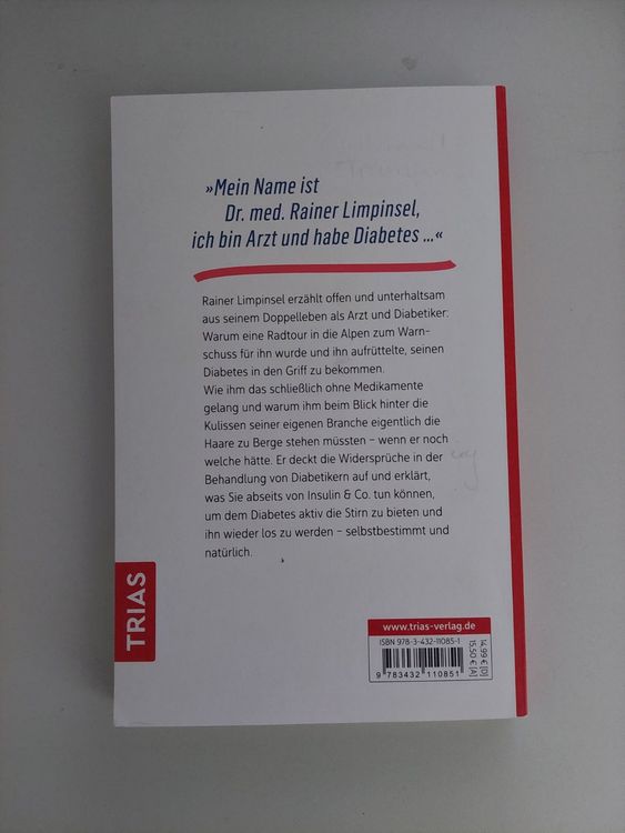 Buch "Diabetes - Das Anti Insulin Prinzip" (Gebraucht) in Wil SG für ...