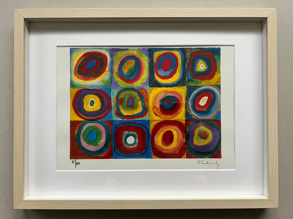 Wassily Kandinsky : Color study 95/150 (Neu (gemäss Beschreibung)) in ...
