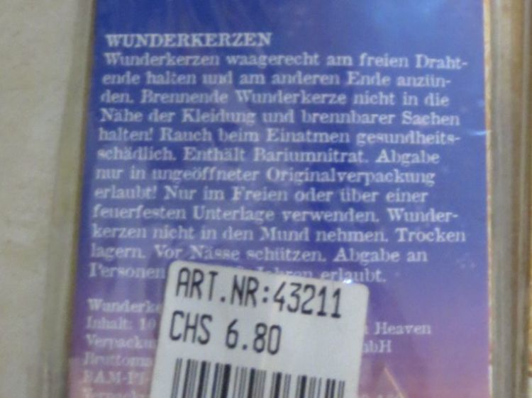 Candele: Harry Potter Wunderkerzen 3er Set neu ovp – Nuovo e nell'imballaggio originale da Herisau venduto da fan_h9qj 1