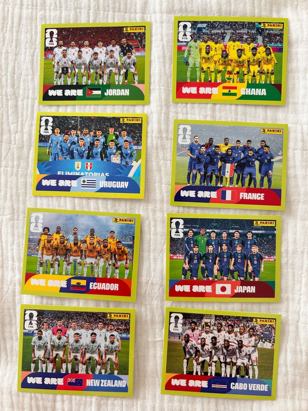 Panini Carte collezionabili: Lot de cartes Panini équipes – Nuovo (secondo la descrizione) da Genève venduto da annedev