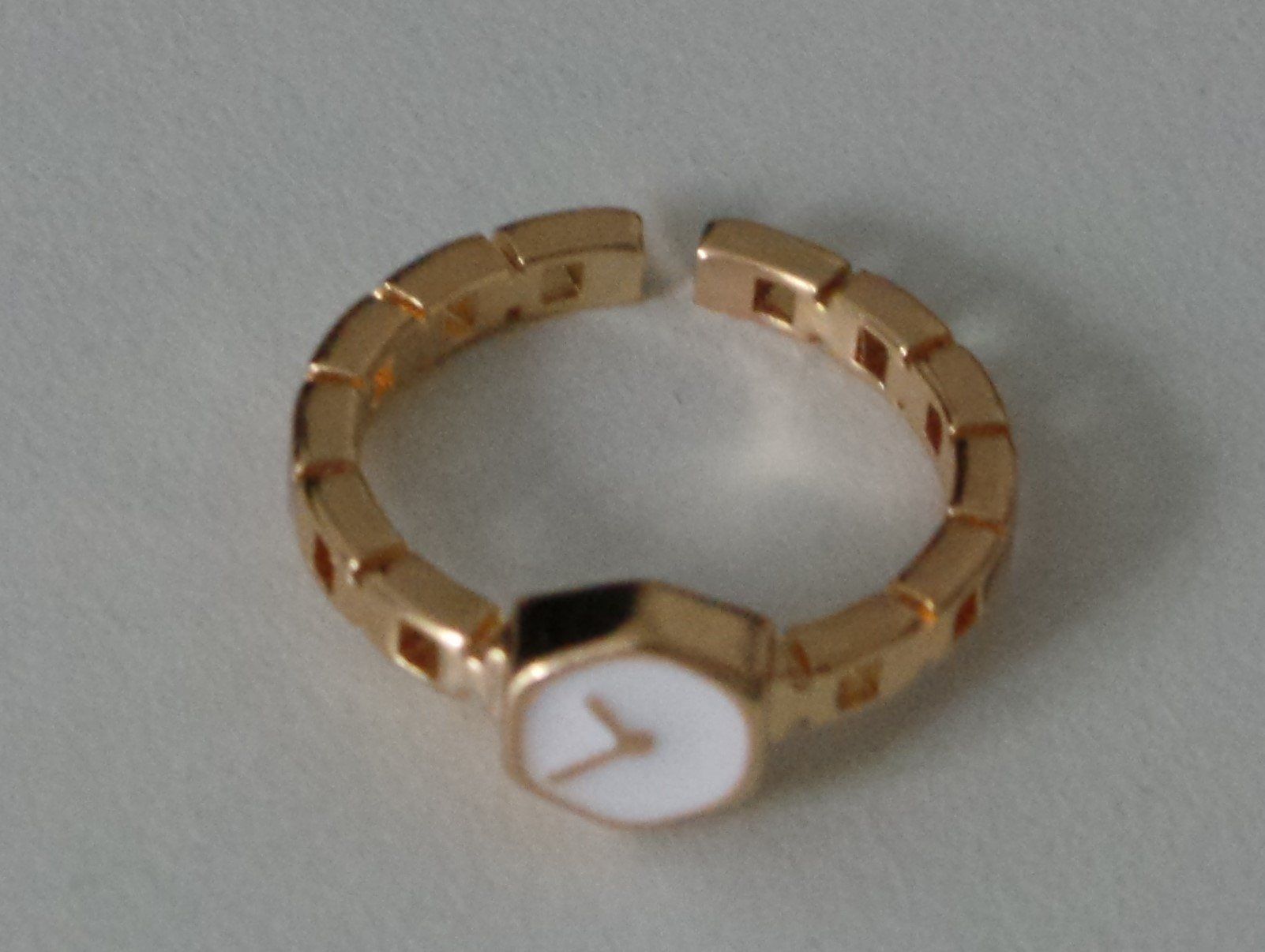 Anelli: Ring goldfarbig, Uhrimitat, offen, U52 – Nuovo (secondo la descrizione) da Flamatt venduto da Tattoo18