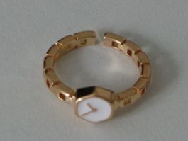Ring goldfarbig, Uhrimitat, offen, U52
