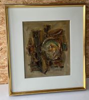 Gemälde, abstraktes Werk, signiert H. Steiner (ID L74)
