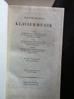 Klavier Musik - Walter Georgii - 1950