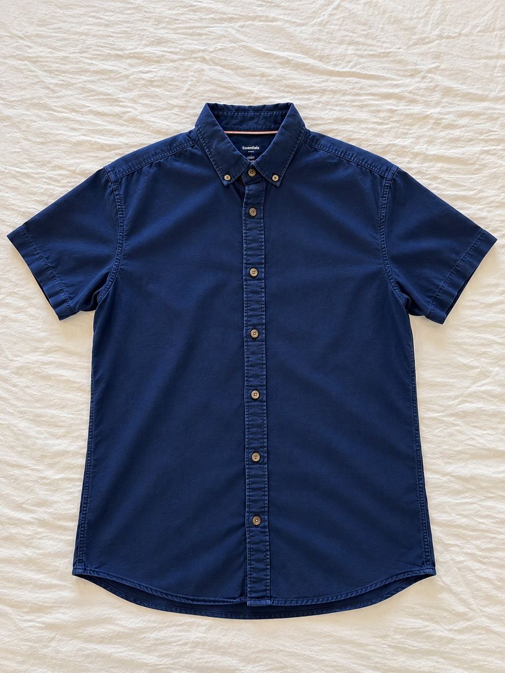 Hemden: Herren Kurzarmhemd Dunkelblau | Button-Down – Gebraucht aus Staufen von jei_7bfb