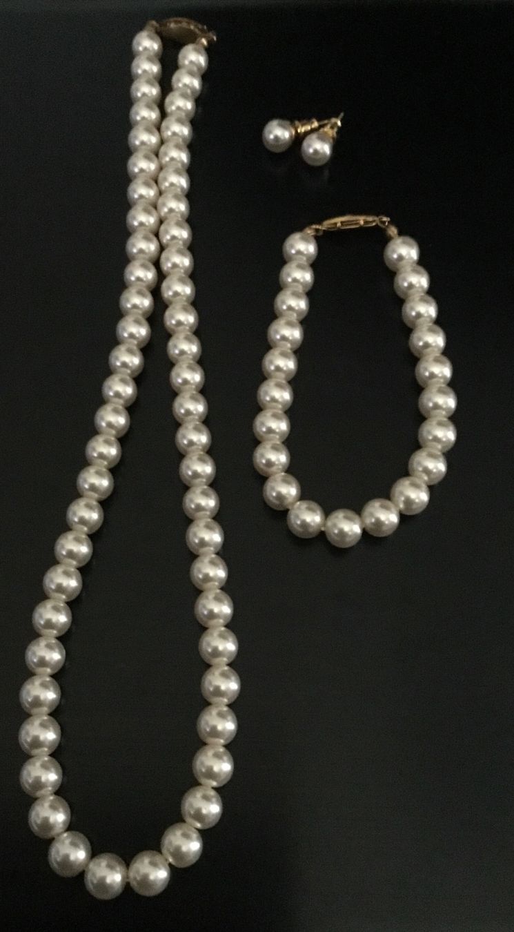 Catenine: Perlen Set: Halskette, Armband & Ohrstecker – Usato da Schlieren venduto da Jeajet 7