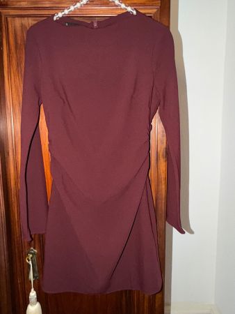 Mango Minikleid, Grösse XS, Weinrot