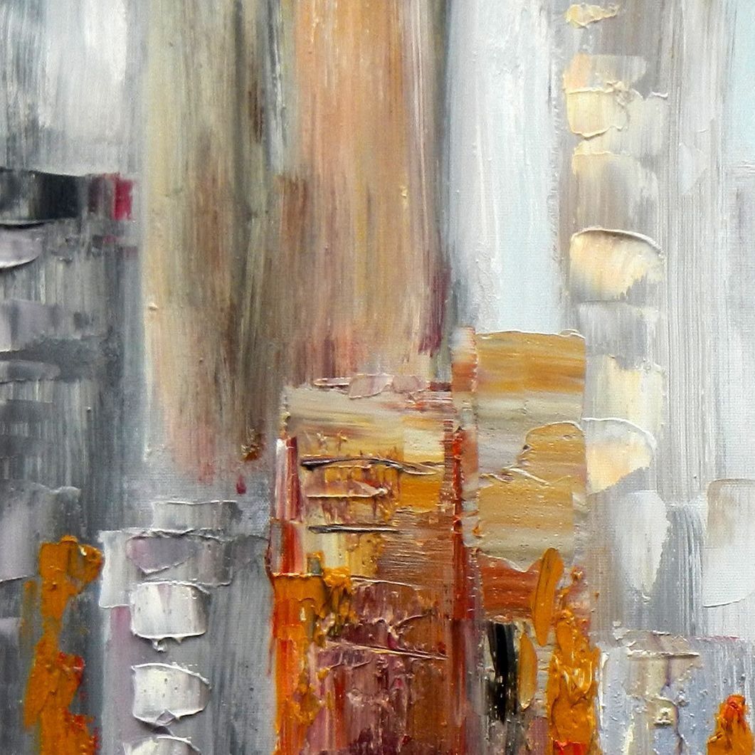 Reproduktionen & Neuware: Abstrakt New York Skyline im Herbst – Neu (gemäss Beschreibung) aus Larnaca von KunstDepot24 1