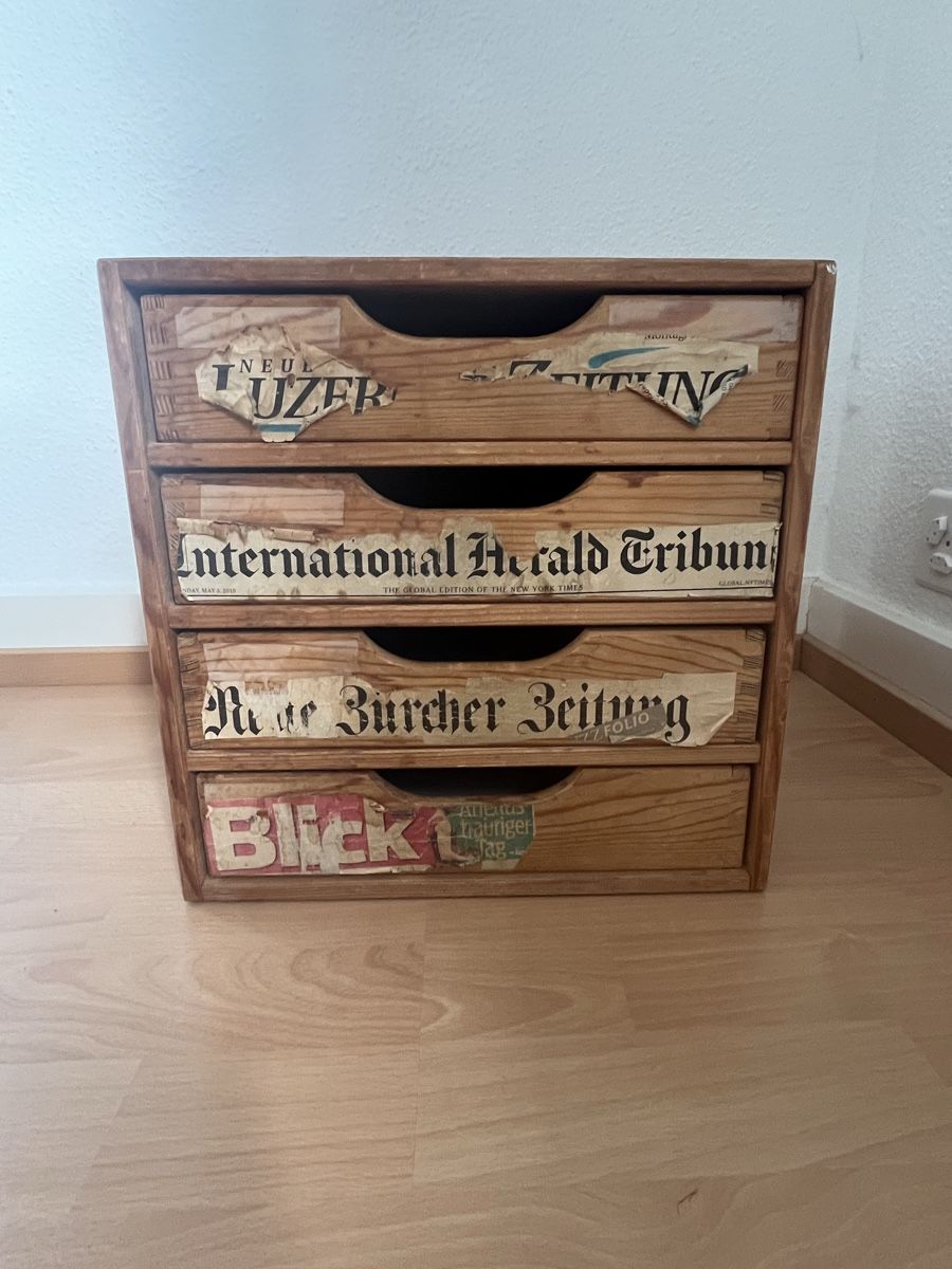 Autres décorations & accessoires: 4 einzelne stapelbare Holzkästen – D'occasion à Luzern par JanineV02 1