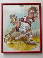 Tennis Karikatur by Steffen Köpf "DAS ASS"