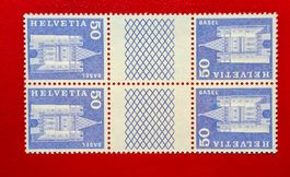 KEHRDRUCK ZWISCHENSTEG S66 SPALEN BASEL VIERERBLOCK 1960**
