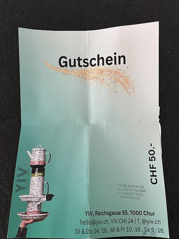 Bons: Keramik Sachen / 50.00 Gutschein – Neuf (Voir description) à Zizers par green_arrow