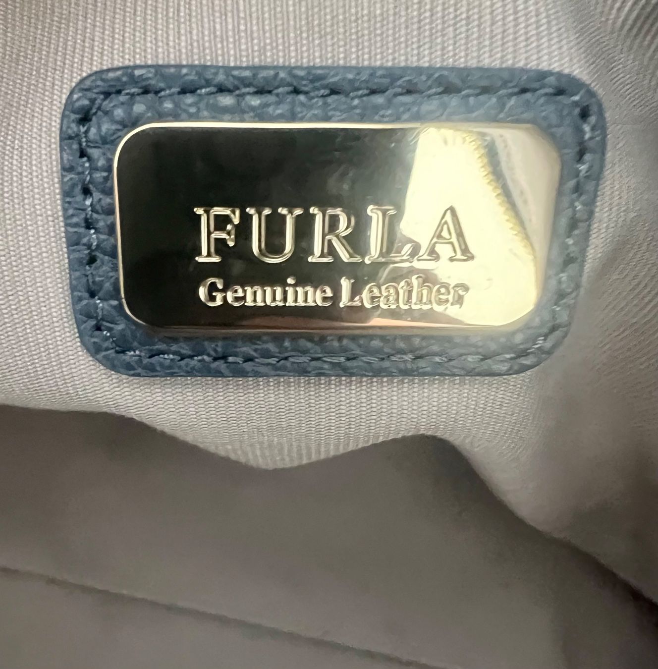 Furla Borse da donna: Furla Shopper Leder blau – Usato da Basel venduto da abo_7yys 5