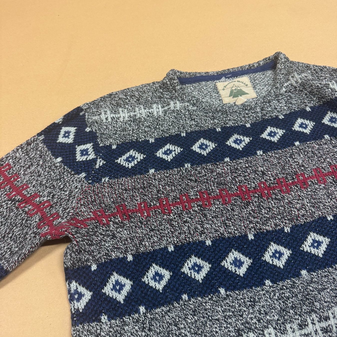 Maglioni & Felpe: O'Hanlon Mills vintage knitted sweatshirt retro pullover – Usato da St. Gallen venduto da sourced_limited 1