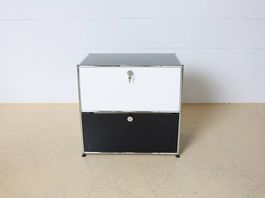 USM Haller Sideboard | Schwarz-Weiss 1x2 | Neuwertig
