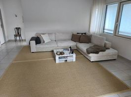 Grosses Cord Ecksofa